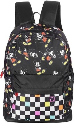 DISNEY Mickey Mouse Kids Soft School Bag for Unisex Kids| Black (5-12 Years) 16 L Backpack(Black)