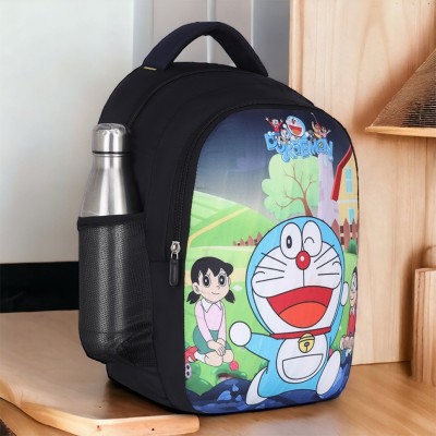 ZOBEX Doremon Backpack For Kids School Bage Ideal For Boys & Girls of Age Group 3-9Yrs 25 L Backpack(Black, Blue)