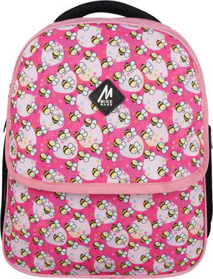 Mike Bags Happy Bee Backpack 10 L Backpack(Pink)