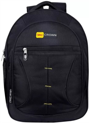 mhcrown Small 20 L Backpack 20 Ltrs Laptop Casual Waterproof Backpack 20 L Backpack(Black)