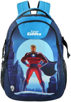 Mike Junior victor School Backpack Victor Blue 19 L Backpack(Blue)