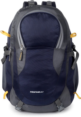 MONVELLI Smart Tracker 45 L Backpack(Blue, Grey)
