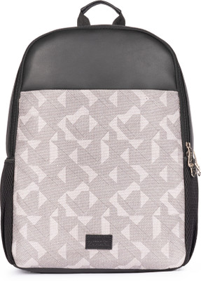 ZOUK Aravalli Abstract Statement Backpack 16.9 L Laptop Backpack(Grey)