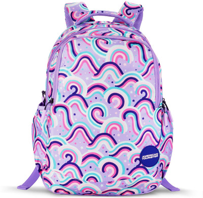 AMERICAN TOURISTER Starlet 25.5 Liters Backpack with Dual Side Pockets/Front Organizer for Women 25.5 L Backpack(Purple)