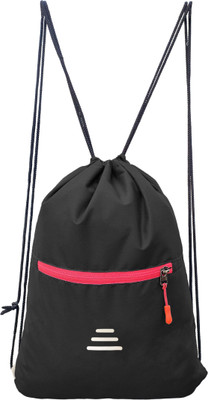 Cp Bigbasket 3-Bar-DS-Black-RedZip_17 12 L Backpack(Black, Red)