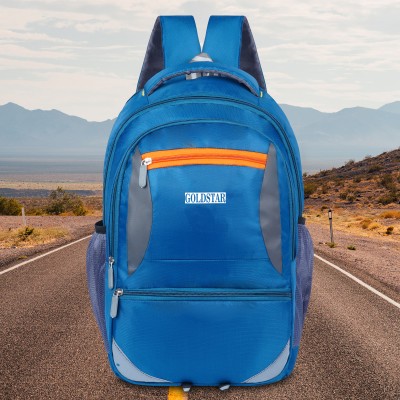 Goldstar 30 L Casual Waterproof Laptop Backpack/Office Bag/School Bag/College Bag/Business Bag/Unisex Travel Backpack (PEACOCK GREEN) 30 L Laptop Backpack(Blue)