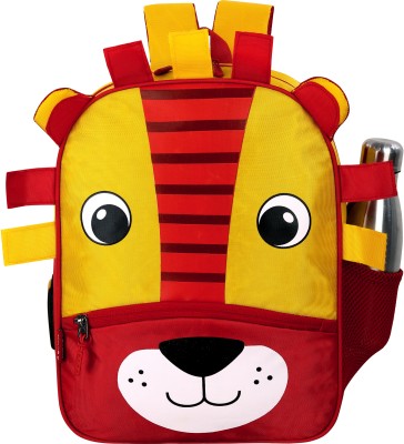 Giraffe Dog Kids 15Ltr 14 ×12 inch PreSchool 36cm Nursery (LKG/UKG/1st std) Kids Waterproof School Bag(Maroon, 15.1 L)