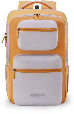 AMERICAN TOURISTER Sigma 3.0 Style 02, 33 Lts Unisex Office Laptop Backpack with Front Organizer 33 L Laptop Backpack(Beige)