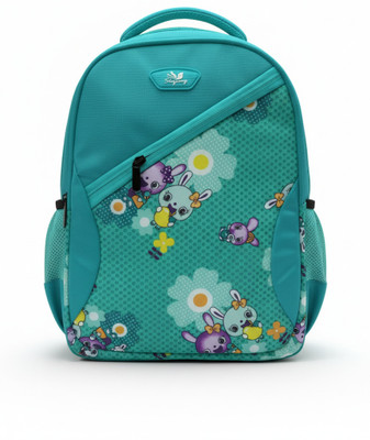 HouseOfCommon Skyway Kids School Backpack – Large Capacity & Comfortable Design 20 L Backpack(Green)