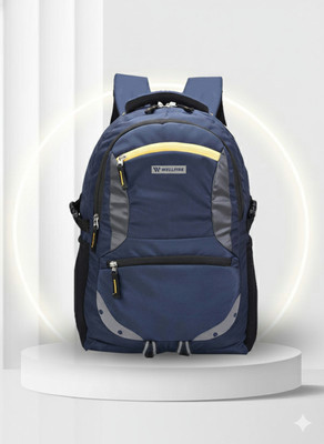 Wellfire Perfect for Travel, College, Office, and Daily Use – fits 15.6–17 inch laptops 35 L Laptop Backpack(Blue)
