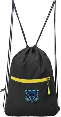 Cp Bigbasket Panther- DS-YellowZip_10 12 L Backpack(Black, Yellow)