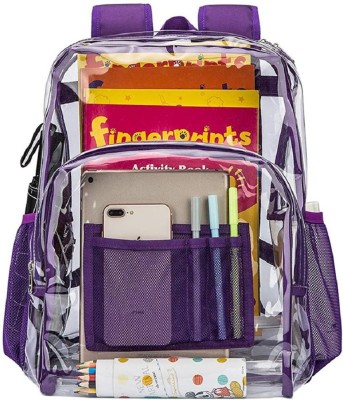 N S Enterprises PVC BP 10 L Backpack(Purple)