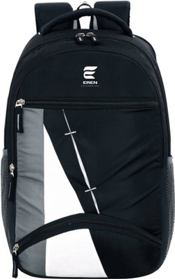 Eren Water Resistant Laptop Backpack with 2 Compartments & Bottle for Men/Women 30 L Backpack(Black)