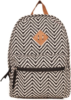 ASTRID Canvas Unisex 20 L Backpack(Black)