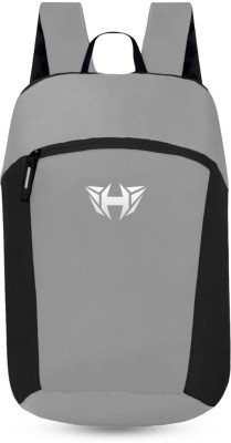 H-Hemes NH-Logo-PZB-ALL-Grey$Black_12 12 L Backpack(Grey)