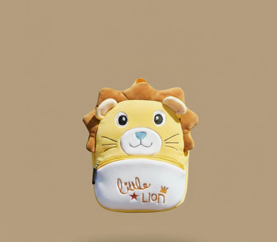 UDHNA Adventure Awaits! Soft Plush Lion Backpack for Your Little One 12 L Backpack(Yellow)