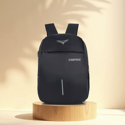 EMPIRE Casual 15.6 Inch Laptop Travel Office College School Unisex Backpack 35 L Laptop Backpack(Black)
