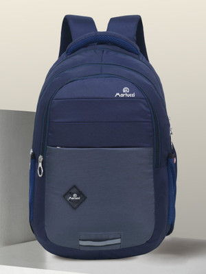 Martucci Men and Women|College Bag for Boys and Girls|Office with Rain Cover 36 L Laptop Backpack(Blue)