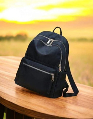 BEGGONIYAA Lightweight Premium Black Backpack For College Office 15 L Backpack(Black)