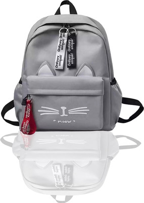 upternz Fashionable Cat Backpack 12 L Backpack(Grey)