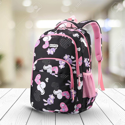 Ellipse High Quality School CollegeTution,Coaching Bag For Girls&Women School Bag 36 L Backpack(Black)