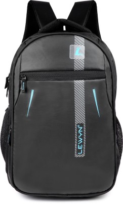 LEWYN For Unisex Casual Office/School/College/Business Travel Bag With Rain Cover 35 L Laptop Backpack(Black)