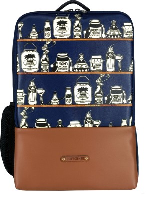 FUNK FOR HIRE TRAVEL BACKAPCK 20 L Laptop Backpack(Blue, Brown)