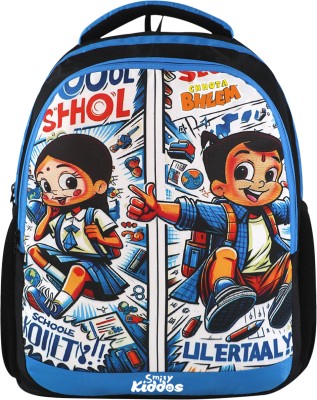 smily kiddos Licensed Chhota Bheem Preschool Backpack I -Blue 10 L Backpack(Blue)