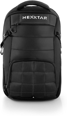 NEXXTAR Water-Resistant Office Backpack with 2 compartments 35 L Backpack(Black)