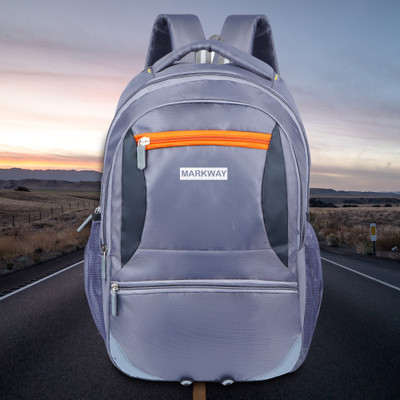 markway Spacy unisex bag waterproof and reflective strip 35 L Laptop Backpack(Grey)