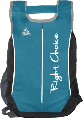 RIGHT CHOICE New Unisex Right Backpack 20 L College Bag For Daily Use (Black & Sky Blue) 5 L Backpack(Black)