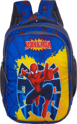 bluura Spiderman School Bag 30 L Backpack(Blue)