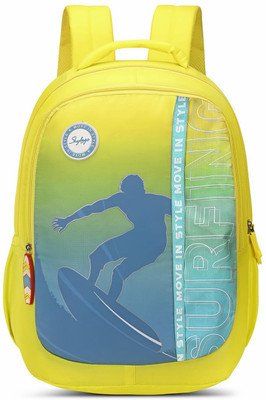 SKYBAGS Squad Pro BP 30 L Backpack(Yellow, Blue)