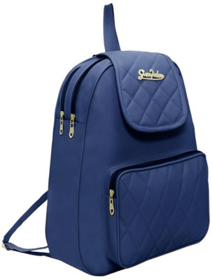 Cleto BLue shara Fancy style backpack for girls | college Bag 10 L Backpack(Blue)