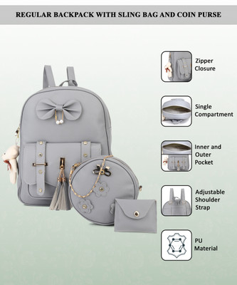 XOVEE New Backpack 5 L Backpack(Grey)