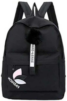 HouseOfCommon Women and Men Backpack 15 L Backpack(Black)