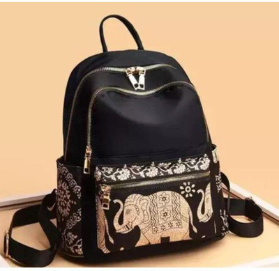 Adamantium Collage Backpack 15 L Backpack(Black)