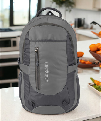 GOSNMA Unisex College/School Bag/Travel Bag/Casual Bag 55 L Laptop Backpack(Grey, Grey)