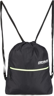 divulge NINJA Drawstring bag Daypack, Sports bag, Gym bags yoga bag with pocket 18 Lts 18 L Backpack(Black)