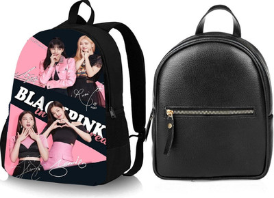 Shishtha A_DGTL-028_@@_1PC & backpack leather look black_22_abc 30 L Backpack(Multicolor)