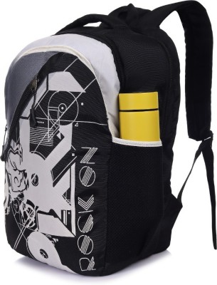 anu fashion Printed Backpack 30 L Backpack(Black)