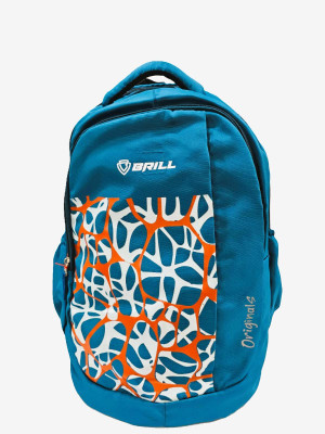 BRILL CHESSER Laptop Backpack with Stylish Print – Blue | Spacious & Durable 31 L Backpack(Blue)