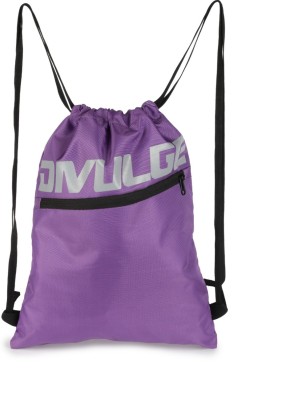 divulge spark purple drawstring backpack_10 18 L Backpack(Purple)