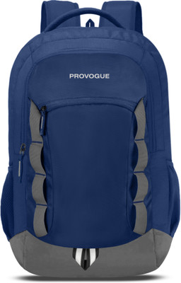 PROVOGUE Aspire -3 Compartment Premium Quality, for upto 15.6 in with internal organiser 48 L Laptop Backpack(Blue)