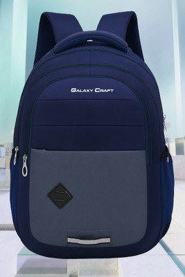 Galaxy Craft Water Resistant Laptop Backpack | Trendy College Bag for Men 30 L Backpack(Black)