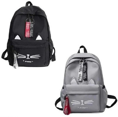 ARYAN ENTERPRISE stylish designer backpack 15 L Backpack(Black, Grey)