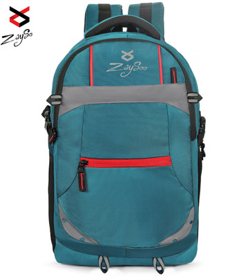 zaysoo Unisex backpack with reflective strip along with rain cover 40 L Backpack(Blue)