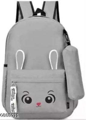 HouseOfCommon Women and Men Backpack 30 L Backpack(Grey)