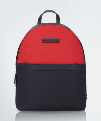 TOMMY HILFIGER ARIANNA II-TOMMY NAVY/TOMMY RED-MED DOME BACKPACK-MINI QUILTED NYLON 5 L Backpack(Blue)