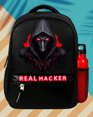 Elcom School Backpack For Women with features of casual stylish backpack and classic 30 L Backpack(Black)